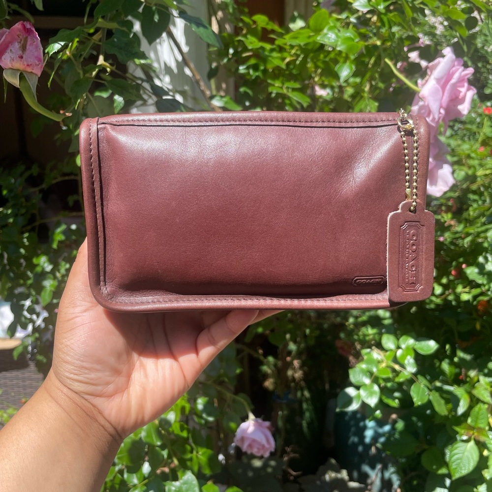 SOLD Vintage Mahogany Coach Chunky Case